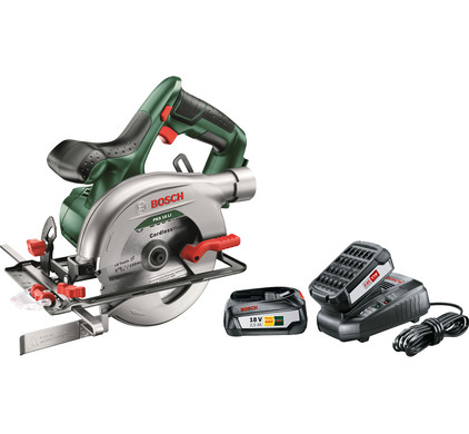 Bosch PKS 18 LI 1 + Bosch 18V 2,5 Ah (2x)